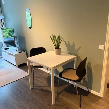 Appartement Near Gardermoen And Downtown With Parking And View Over The Creek In The Garden *